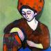 Helene in Colored Turban